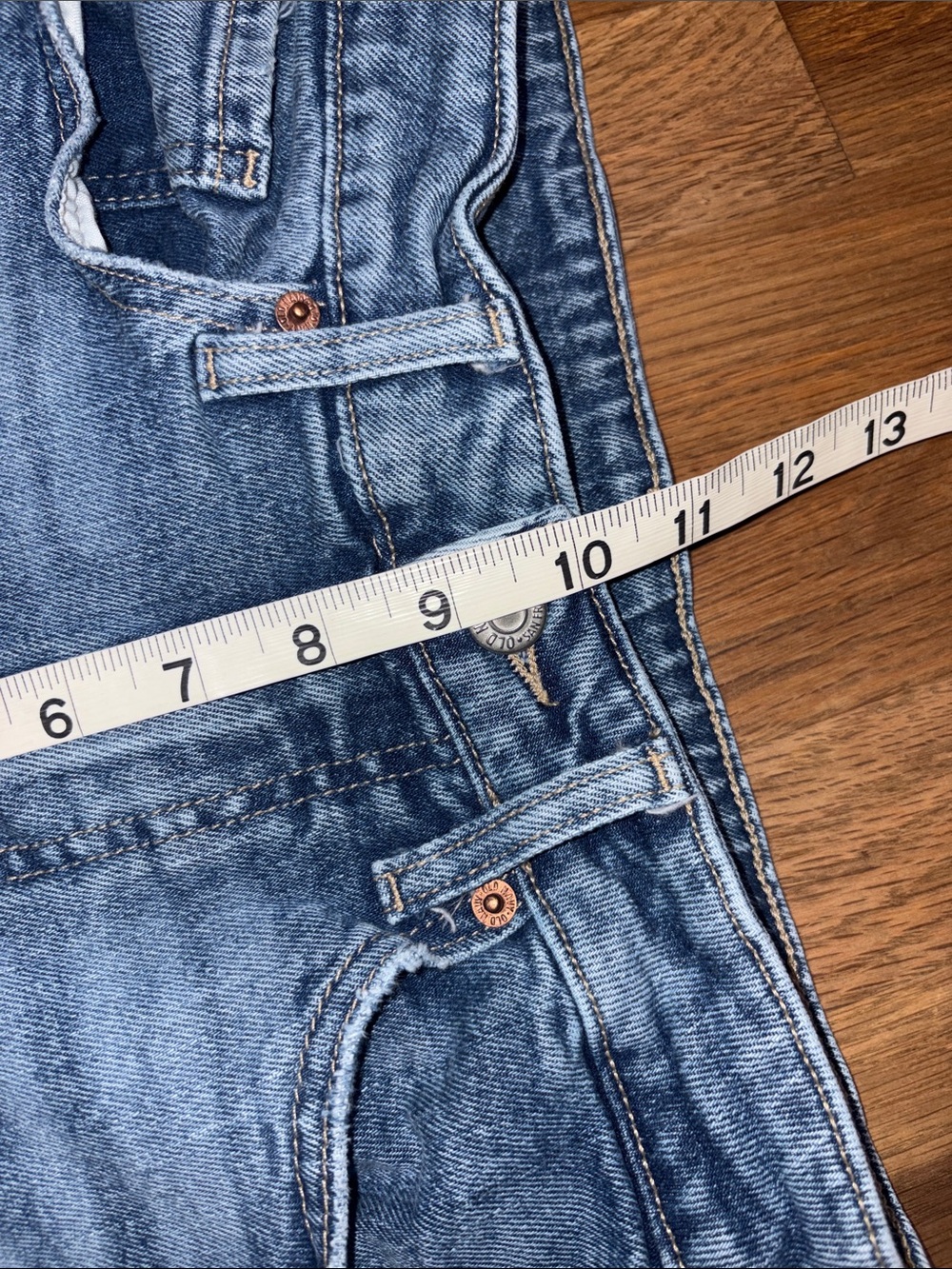OLD NAVY distressed OG straight jeans - Picture 7 of 8